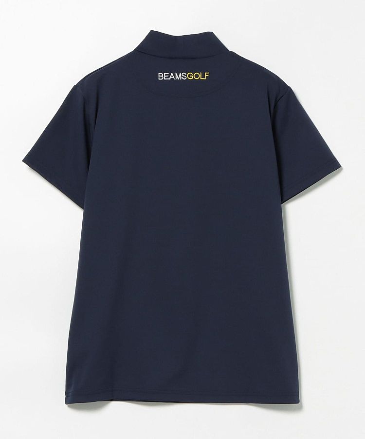 新品 BEAMSGOLF メッシュリブUV半袖 モックネック カットソー Munsingwear セール 公式 マンシングウェア ENVOY シャツ モック