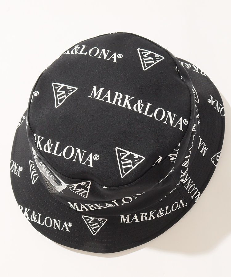 2025最新 ✨ 新品 MARK&LONA バゲットハット 帽子 マーク&ロナ マーク＆ロナ CD [CODE]ロゴ総柄バケットハット レディース