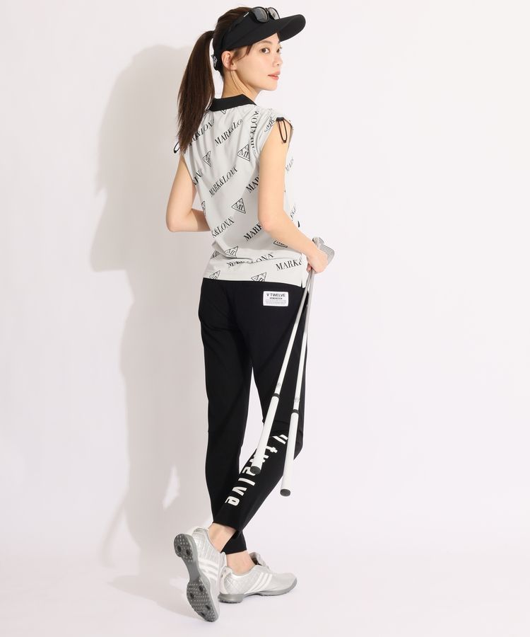 マーク＆ロナ CD [CODE]スリーブドロストバイアスロゴ半袖ポロシャツ