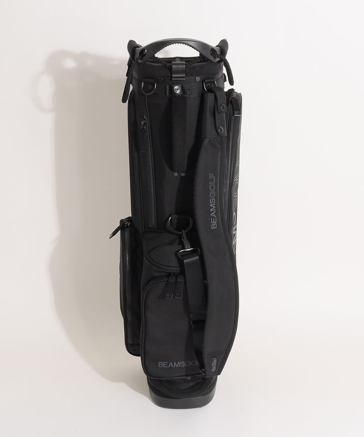 BEAMS GOLF キャディバッグ 黒 ビームスゴルフ　ライトスタンド BEAMS GOLF ゴルフ オリジナル スリムスタンド キャディバッグ 4