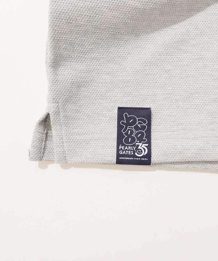 パーリーゲイツ PG バックビックロゴ鹿の子半袖ポロシャツ