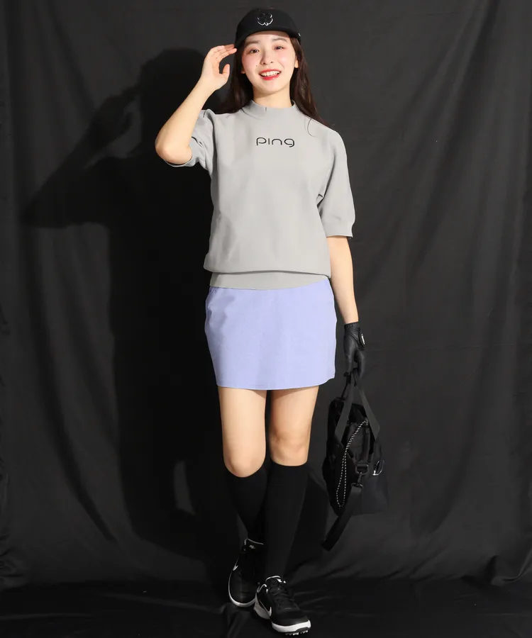 PING APPAREL｜Set Up スリーブレスモックネックプルオーバー+