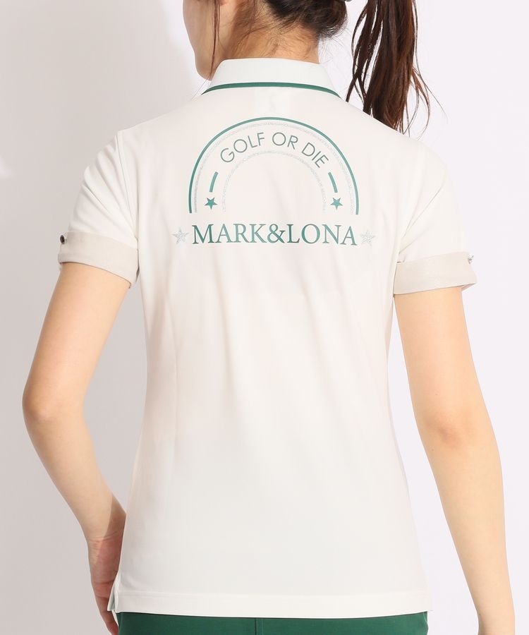 マーク＆ロナ ML 【吸水速乾】シーリングロゴ半袖ポロシャツ