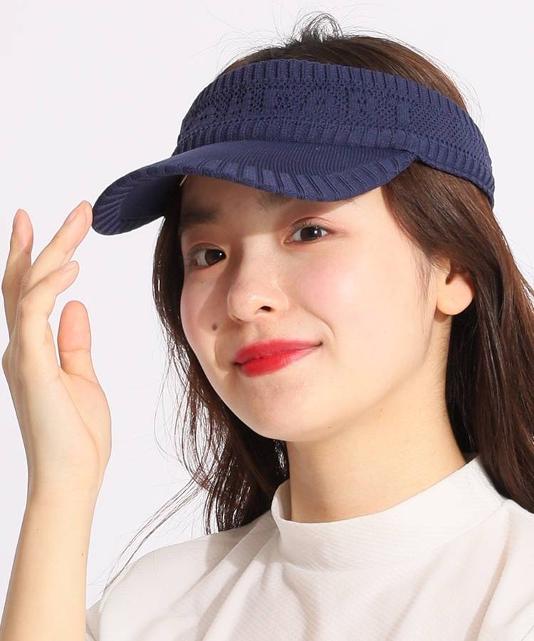 VH 鍵編み風ニットサンバイザー