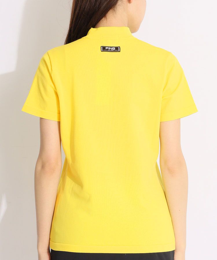 PING - ピン PING イエロー モックネック 新品 新品 PING モックネック ハイネックゴルフシャツ ピンおじさん