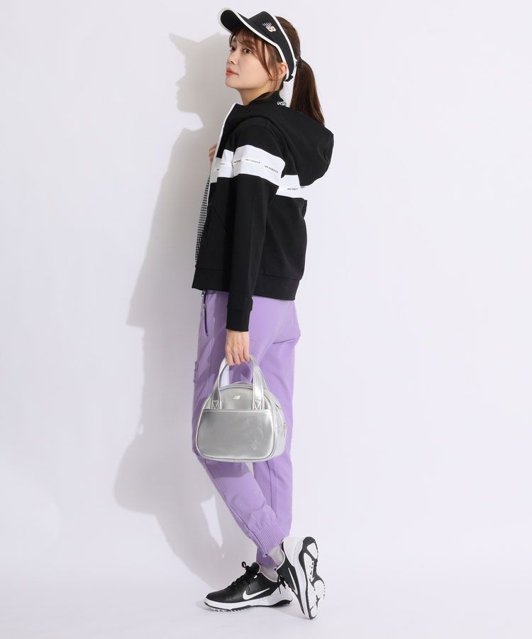 ニューバランスゴルフ NB エナメル調合皮ミニボストンバッグ