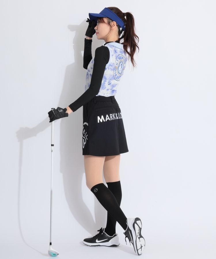 美品 マクロナ ニットベスト マーク&ロナ ドクロ 春服 ゴルフ 美品 マクロナ ニットベスト マーク&ロナ ドクロ 春服 ゴルフ