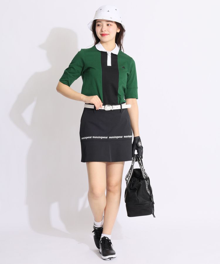 アディダスゴルフ レディース セットアップ バケットハット ラウンドトート アディダスゴルフ AG ロゴワッペン付きバケットハット レディース