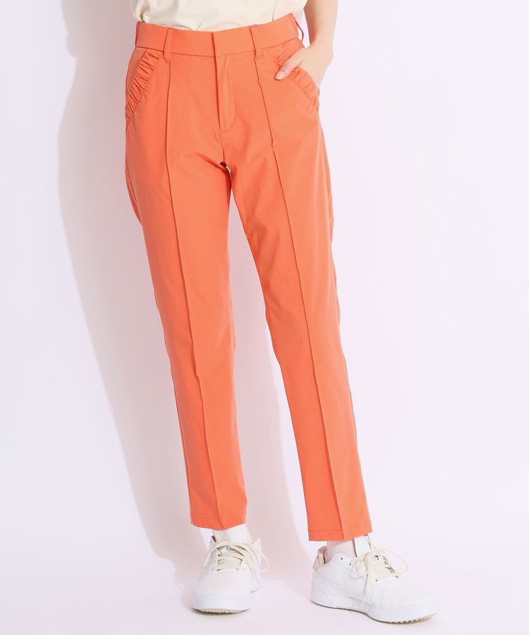 【ストレッチ】センタープレスアンクル丈ベイカーパンツ