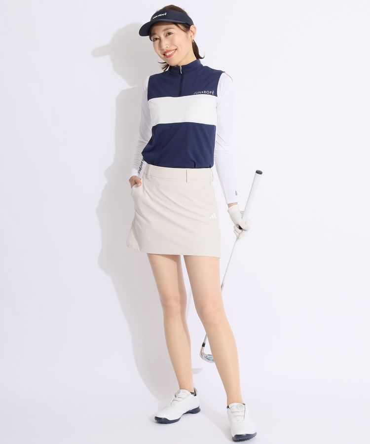 アディダスゴルフ AG サイドスリットバックプリントスカート