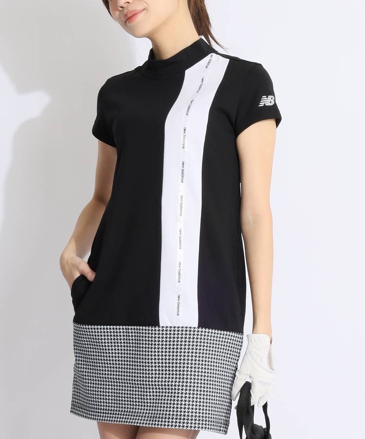 ニューバランスゴルフ NB 【ストレッチ】バイカラーロゴラインモック