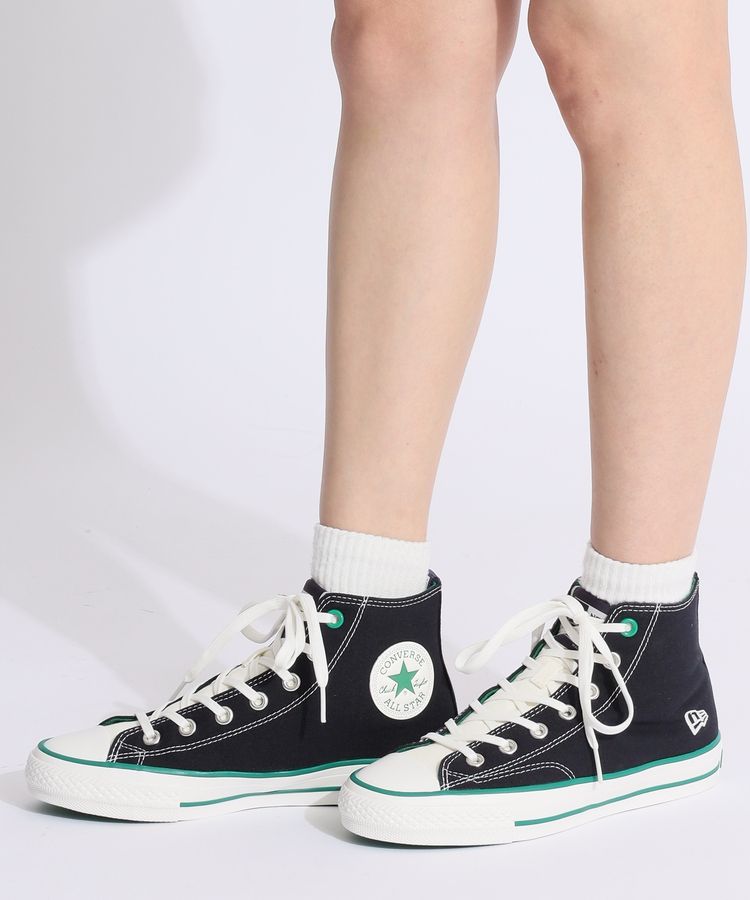 レディース新品！CONVERSEコンバースゴルフシューズハイカット22.5cm 国内セレクトブランド CV ALLSTARゼブラハイカットシューズ