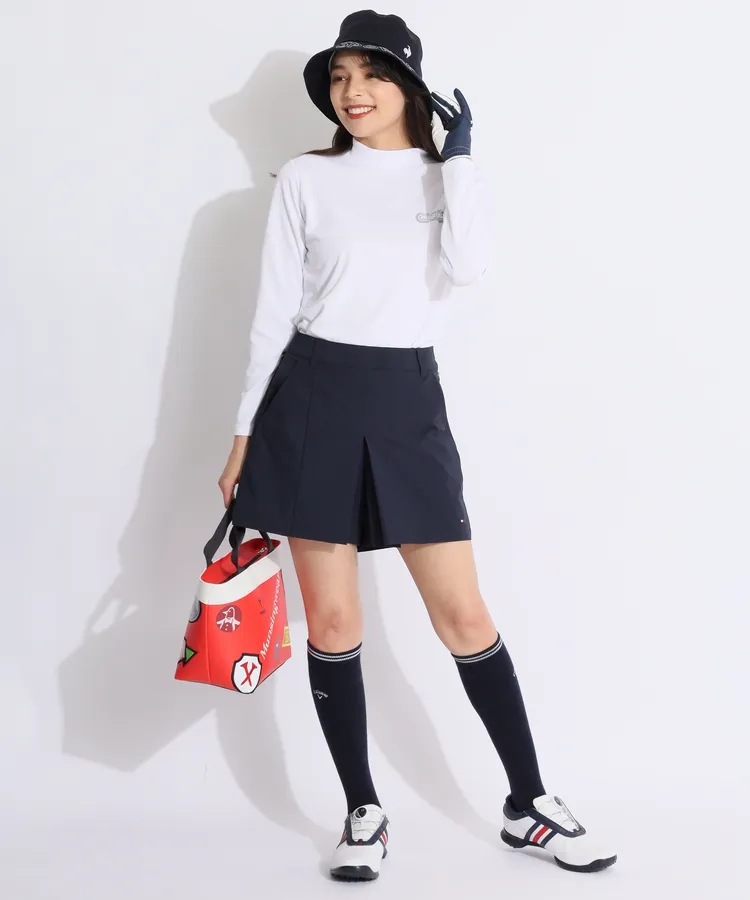 暮らしに便利なアイテム トミーヒルフィガーゴルフ TH 【ストレッチ】フロントタック トップス
