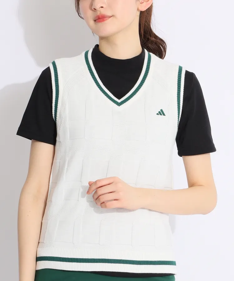 adidas ベスト ジレ GO-TO ウィンドペン Vネックベスト「adidas
