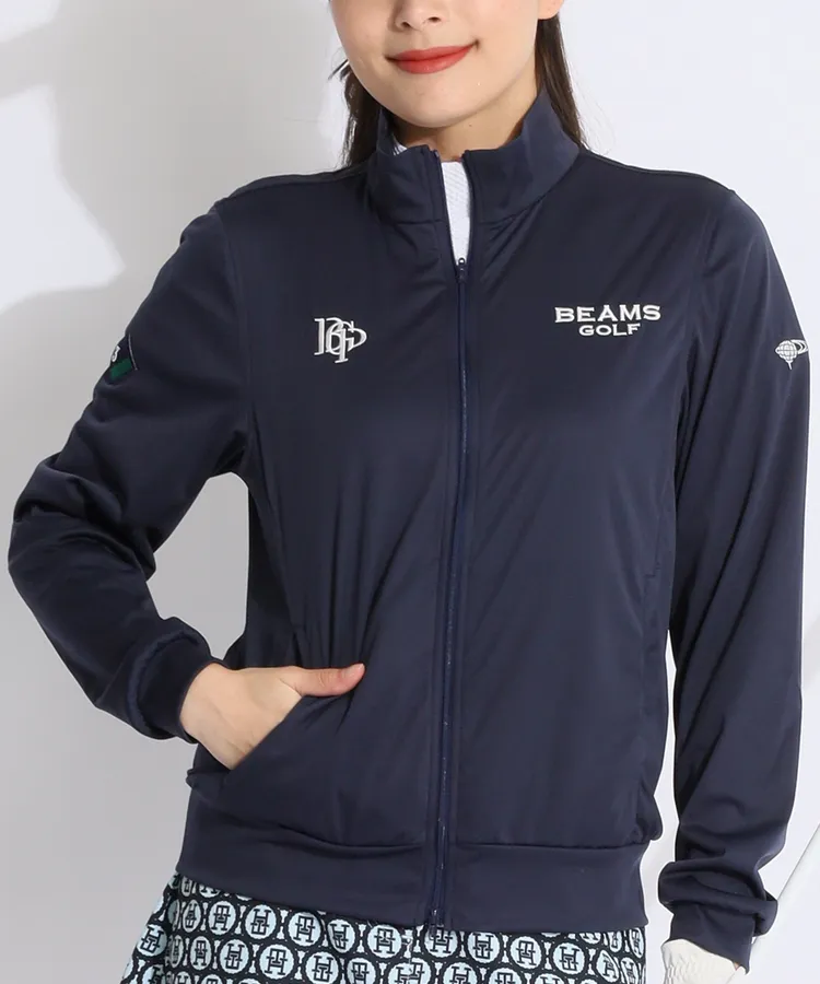 ビームスゴルフ BE 【UV】ハニカムメッシュモックネック半袖