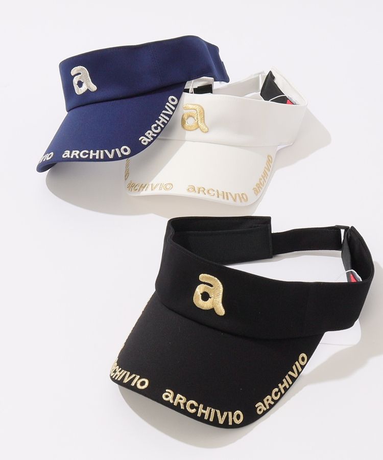 archivio - 美品⛳️アルチビオ  てんとう虫　サンバイザー　レディース　ゴルフウェア グッズ】 archivio アルチビオ レディース ゴルフ ゴルフウェア