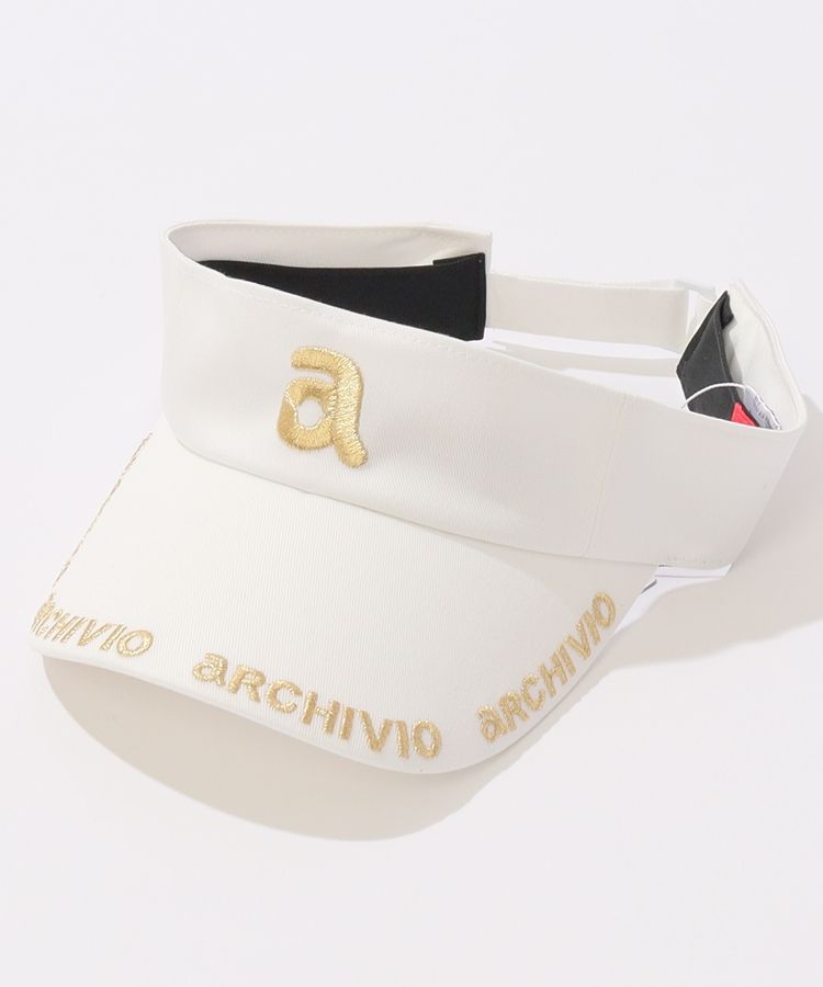 アルチビオ AR ラメロゴツイルサンバイザー レディースゴルフ