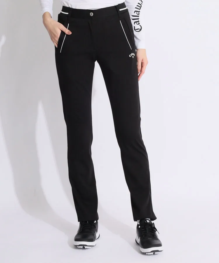 キャロウェイ レディース 8WAY ストレッチ スリムパンツ サイズ L 黒 キャロウェイ CA 【8WAYストレッチ】撥水スリムパンツ