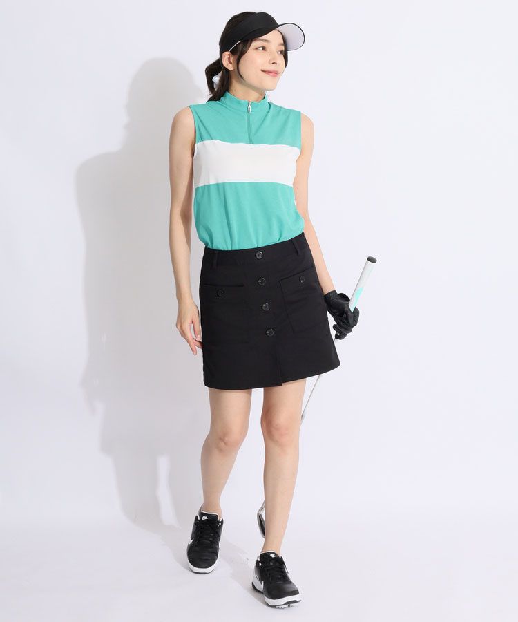 フロントボタンキュロットパンツ36レギンスセット