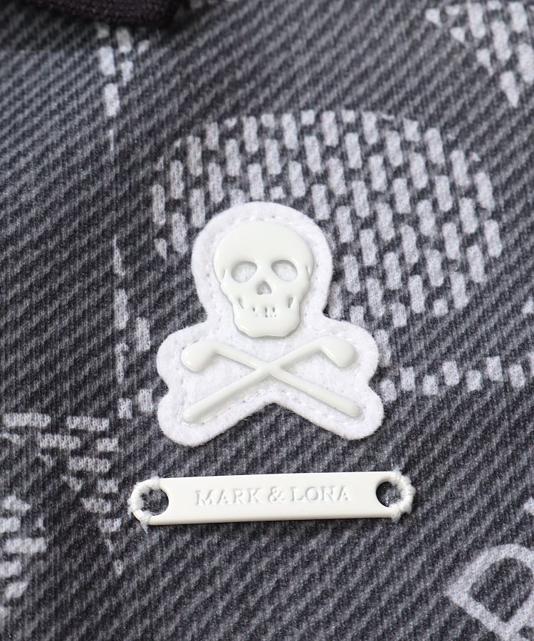 マーク＆ロナ 完売ノースリーブポロシャツ マーク＆ロナ ML ブロックロゴノースリーブポロシャツ レディース