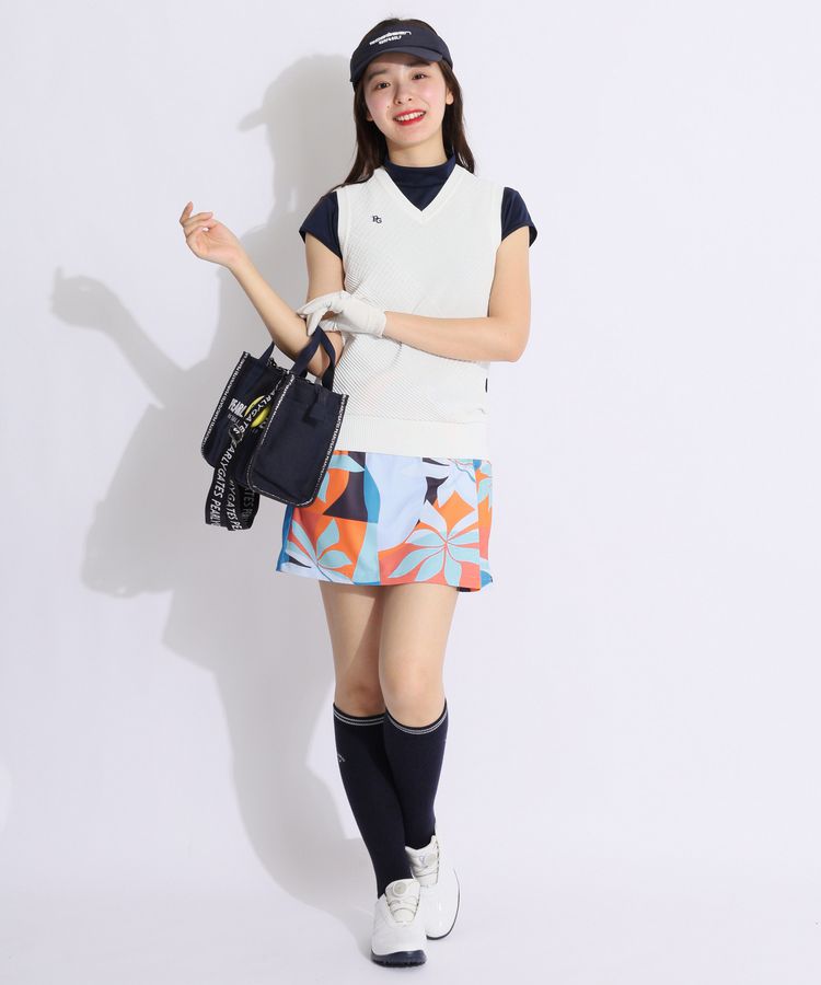 パーリーゲイツ❣️ロゴVネックベスト ネイビー ❣️SALE❣️ PEARLY GATES 【超美品】パーリーゲイツ ニットベスト ネイビー