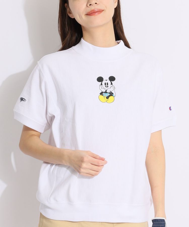 ビームスゴルフ BE 【Champion×ディズニー】お座りミッキーモック