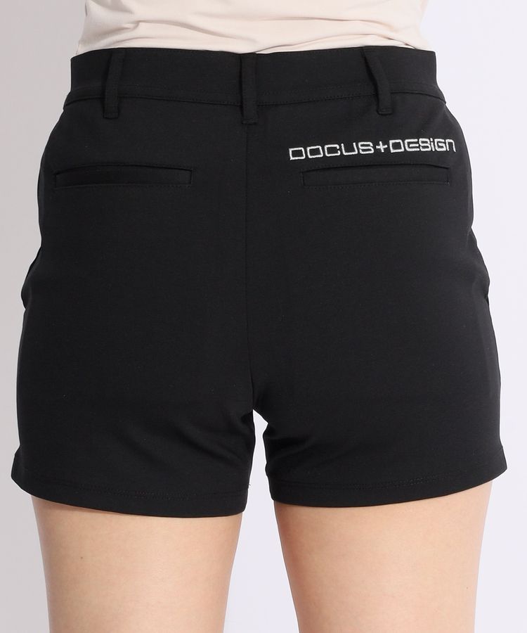 ドゥーカス DC ラメ刺繍ロゴベーシックショートパンツ レディース
