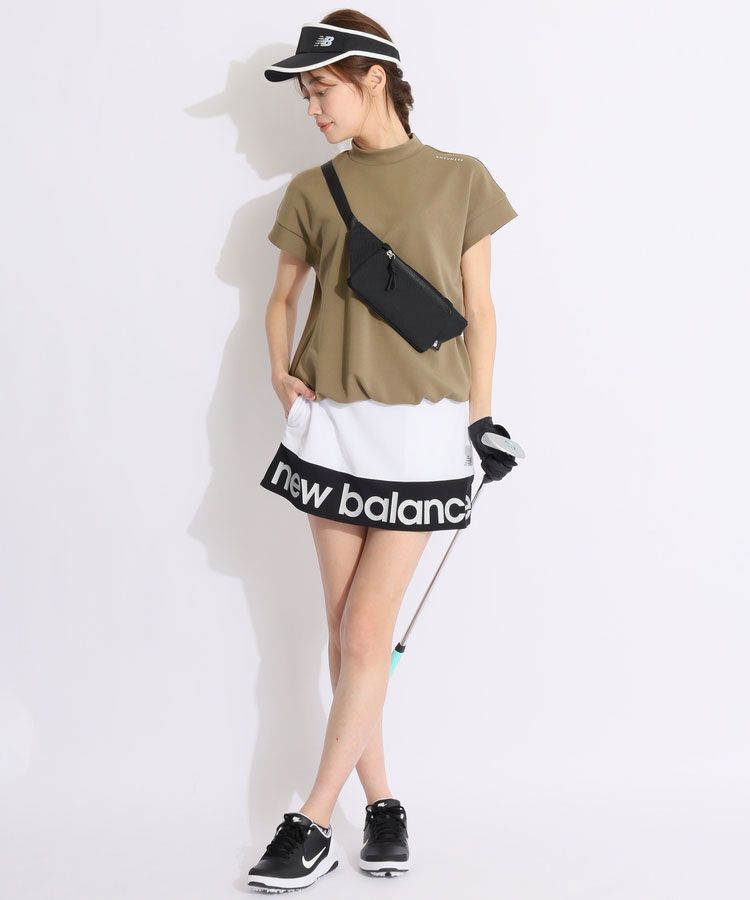 ニューバランスゴルフ NB 一体型ぺチパンツ付き裾ロゴスカート