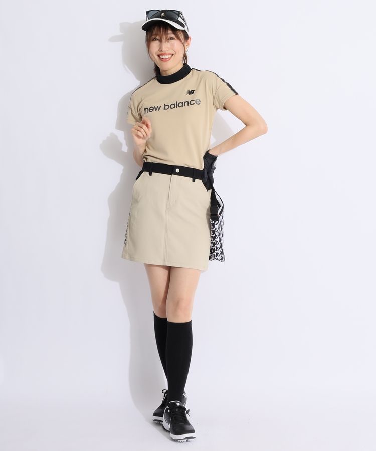 2点■ 新品■ 26,400円【ニューバランス】半袖ウェア、スカート 0/S ニューバランスゴルフ NB 【リサイクル】スリーブラインモック