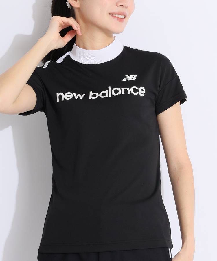 NB スリーブラインモックネック半袖カットソー