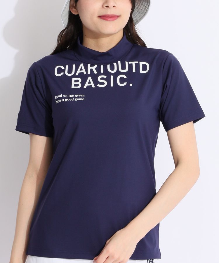 ルークールスムース半袖モックネックカット ソー ルークールスムース半袖モックネックカット ソー ルークールスムース