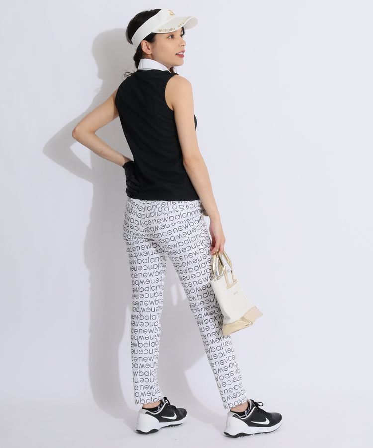 ニューバランス ゴルフ テーパードパンツ【ホワイト/５】新品！ ニューバランスゴルフ NB 【ストレッチ】ピグメント風ロゴ