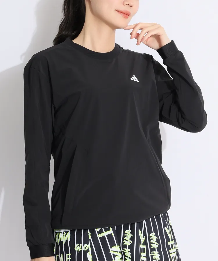 完売品　長袖ゴルフウェア　スポーツ　黒　美品 NEW ERA ゴルフウェア 長袖 吸汗速乾 ニットポロシャツ 吸汗速