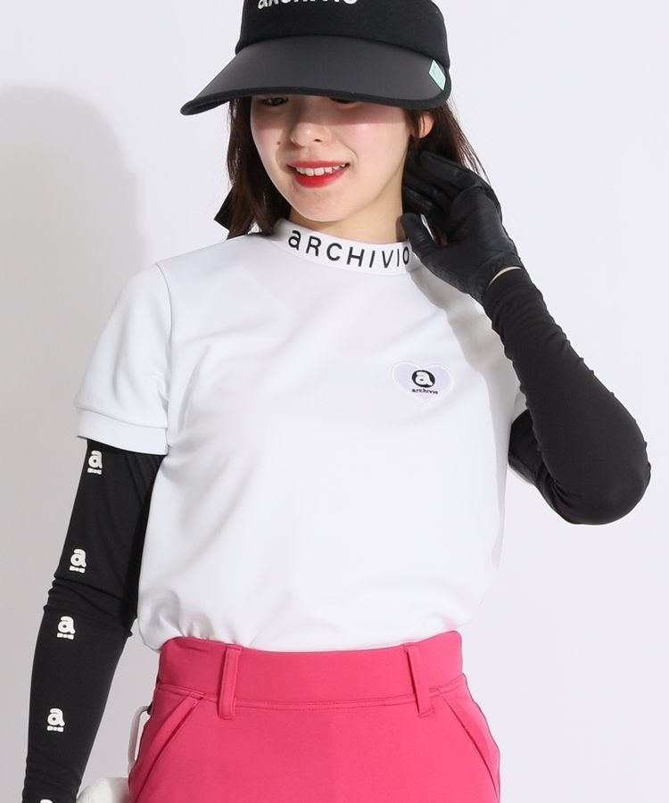 アルチビオ AR 【吸汗速乾UV】ハートワッペンモックネック半袖