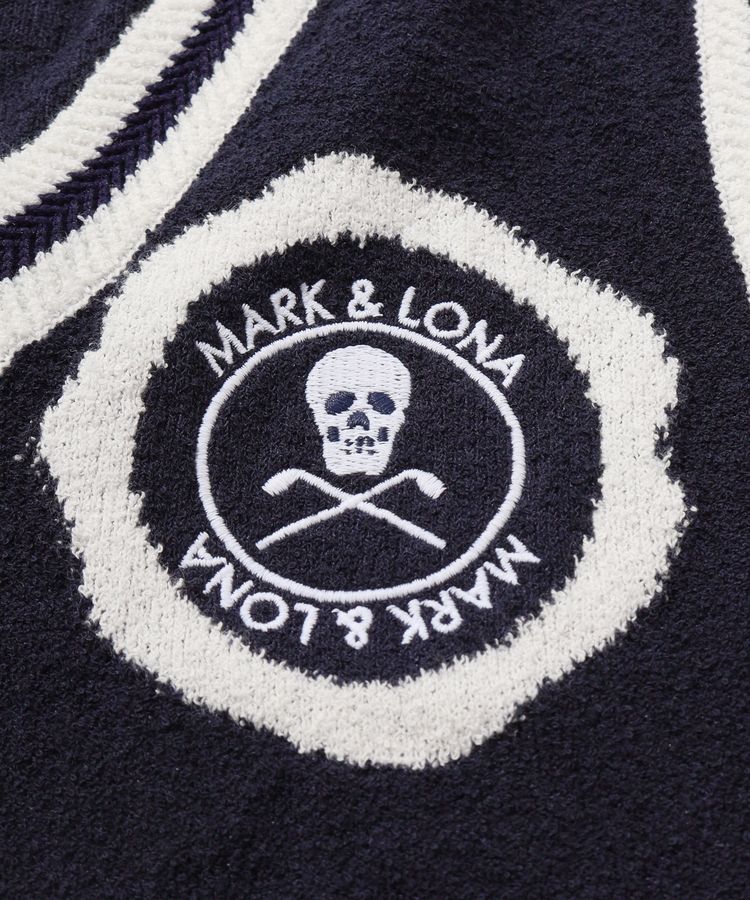 マーク＆ロナ ML サークルロゴVネックニットベスト レディースゴルフ