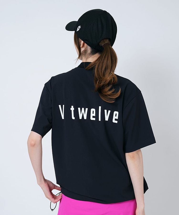 ヴィトゥエルヴ VI バックロゴプリントモックネック半袖