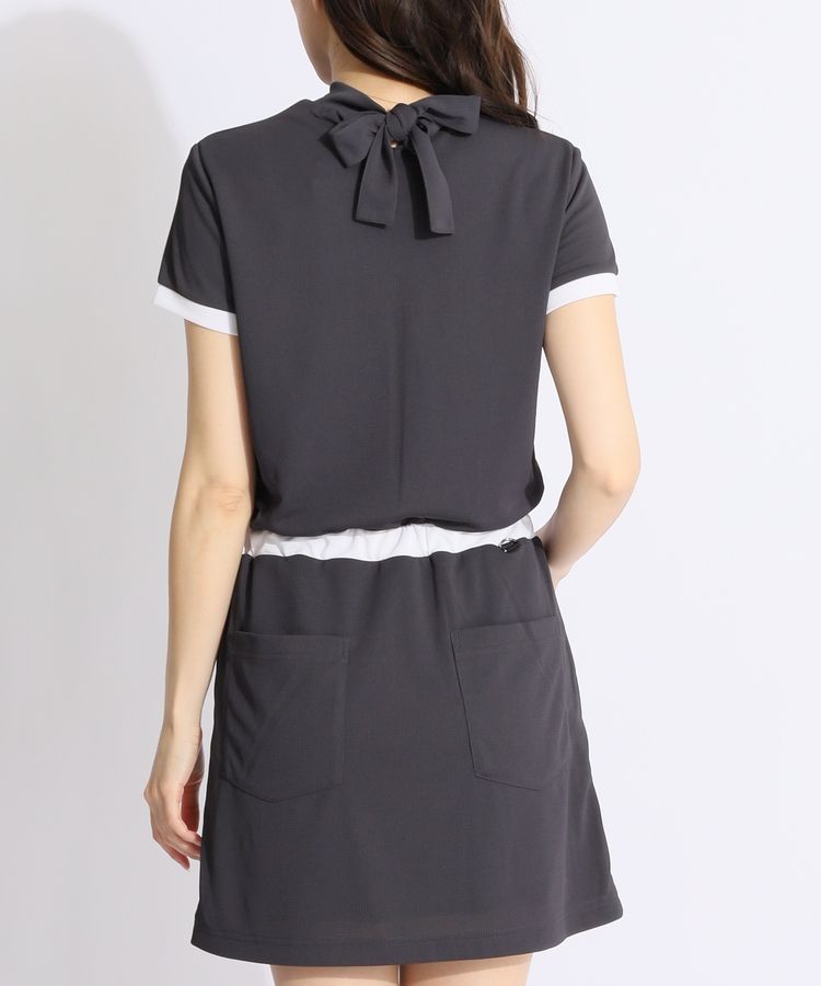 キャロウェイ フード付 中綿入 ワンピース М グレー