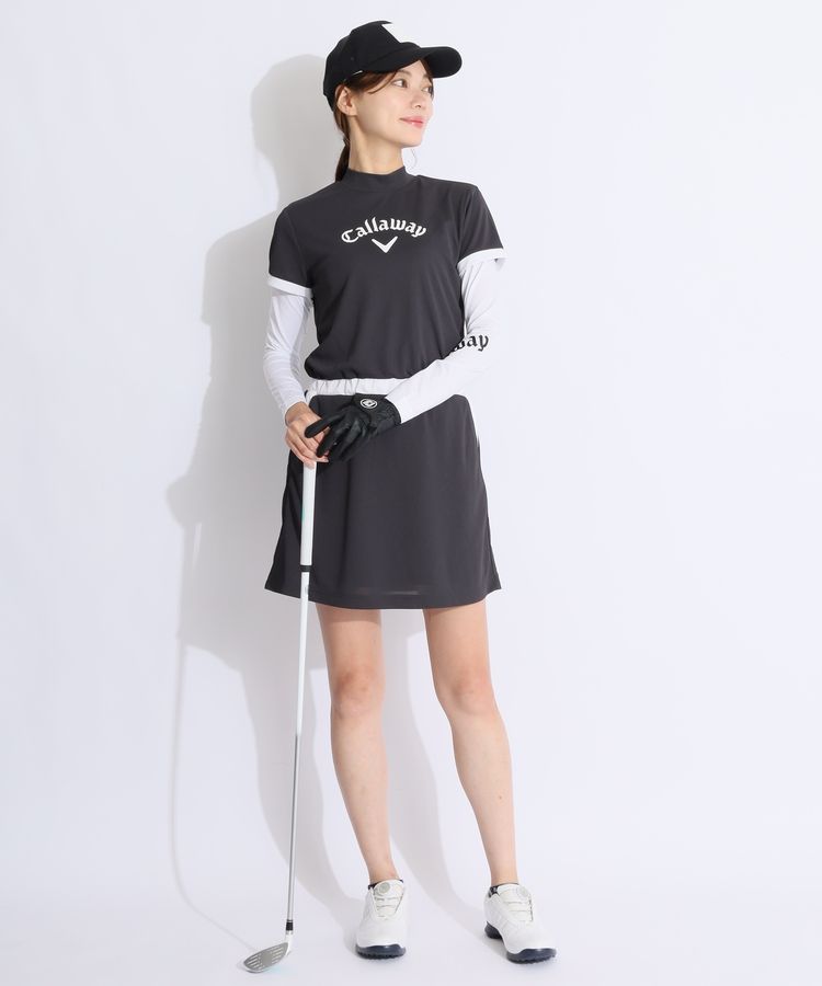 キャロウェイ CA 【吸水速乾】バックリボン半袖ワンピース レディース