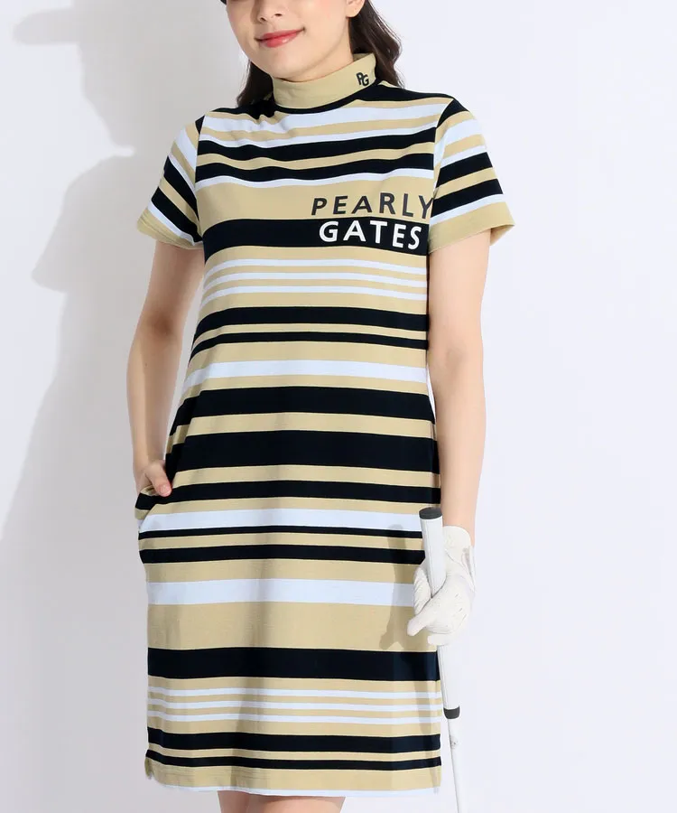 Z18【美品】パーリーゲイツ ゴルフウェア ワンピース ストレッチ