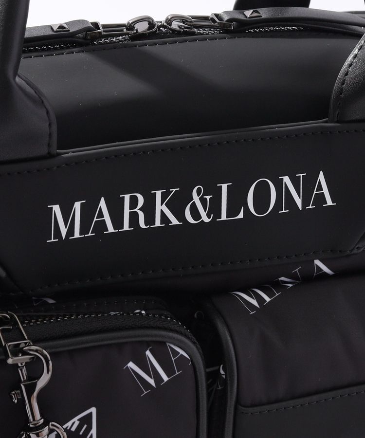 マーク＆ロナ-コード CD [CODE]総柄スクエア型ボストンバッグ