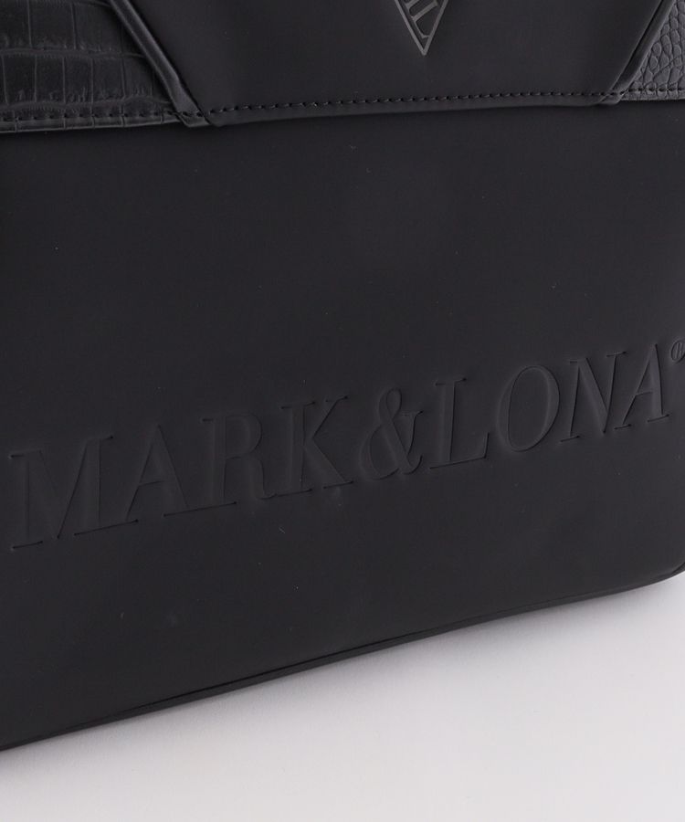 マーク＆ロナ-コード CD [CODE]総柄スクエア型ボストンバッグ