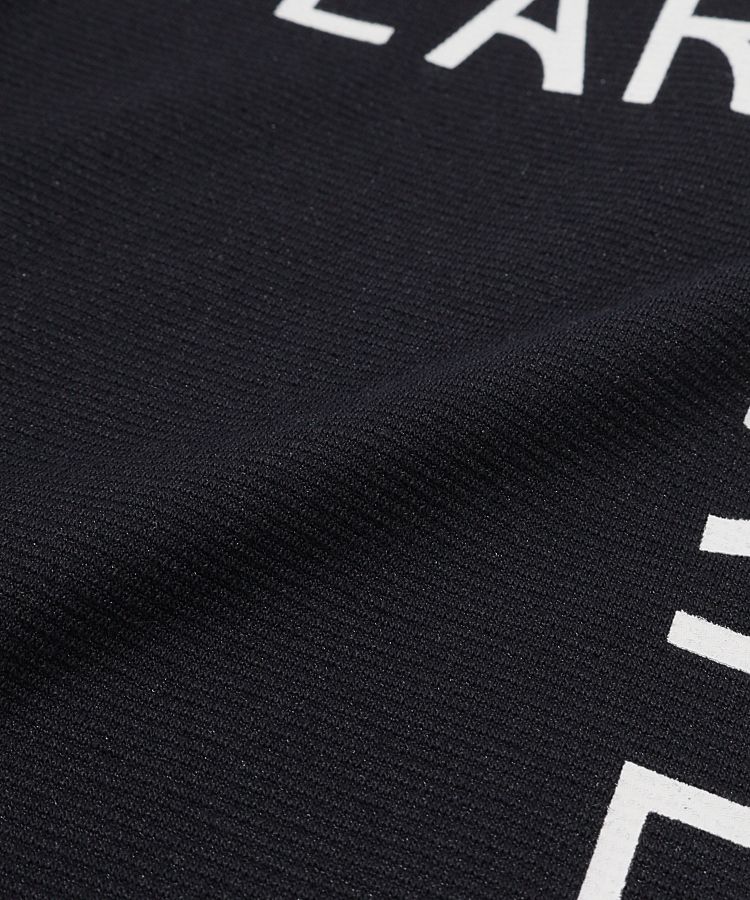 パーリーゲイツ PG ロゴプリントモックネック半袖カットソー