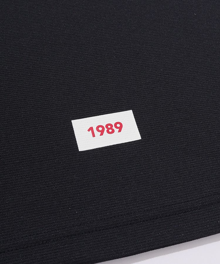 パーリーゲイツ PG ロゴプリントモックネック半袖カットソー