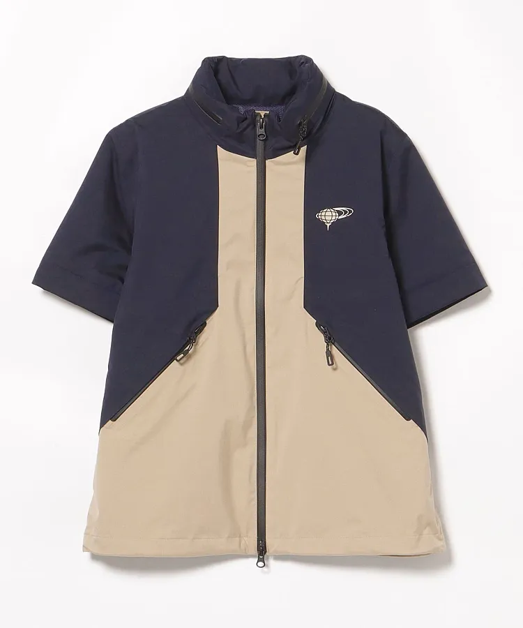 極美品✨ ビームス ゴルフ レイン セットアップ 紺 白 レディース XL adidas アディダス（adidas）（レディース）ゴルフウェア