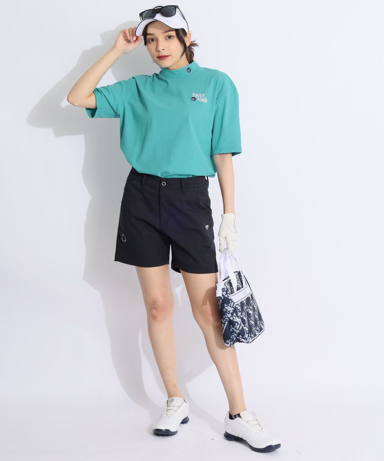 【極美品】正規品　マスターバニーゴルフ　レディース　夏　ショートパンツ　1 MASTER BUNNY EDITION マスターバニー ショートパンツ グレー×黒