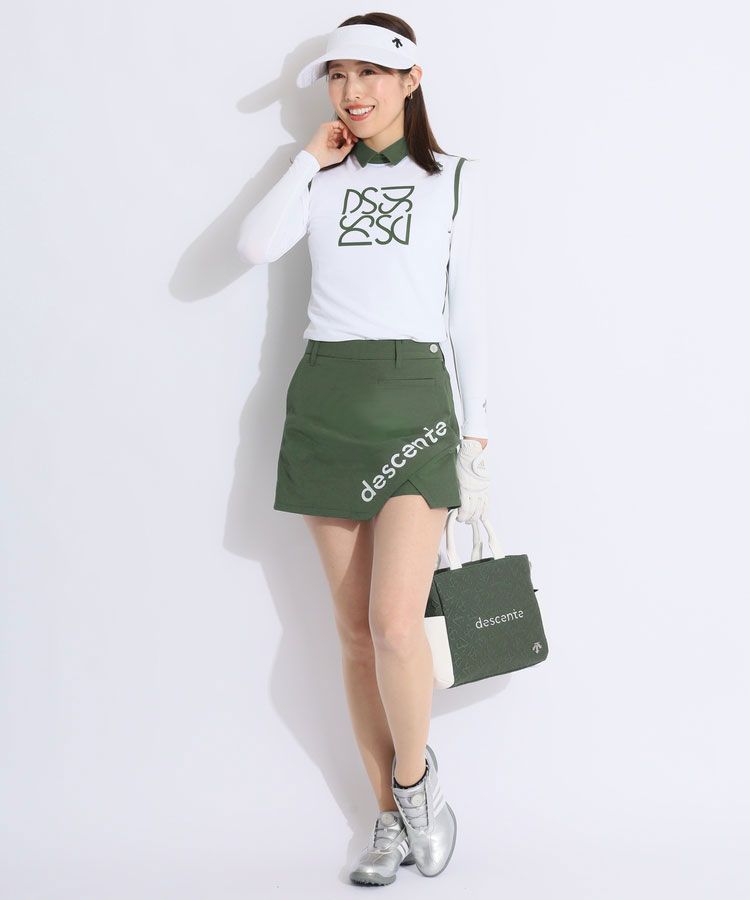 デサントゴルフ DE 【UPF50+】メッシュ切替クルーネックインナー