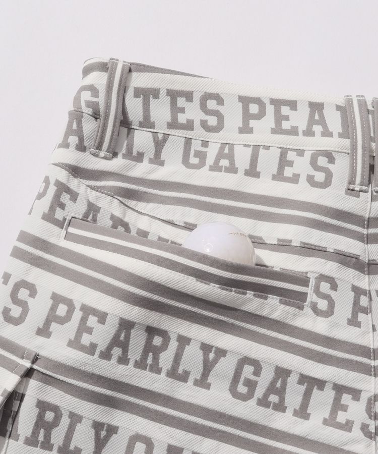 ryow様PEARLY GATES パーリーゲイツ ゴルフパンツ PG ロゴ PEARLY GATES (パーリーゲイツ) ゴルフウェア(パンツ) メンズ