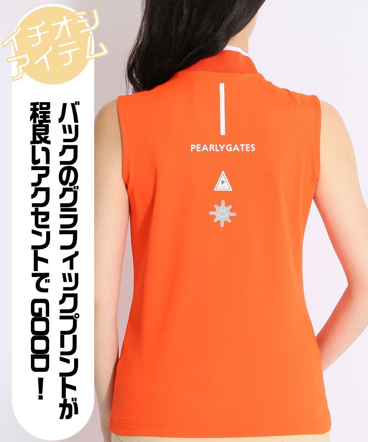 PEARLY GATES ノースリーブトップ サイズ1 f83c97883ce45071e86728b4dc9960