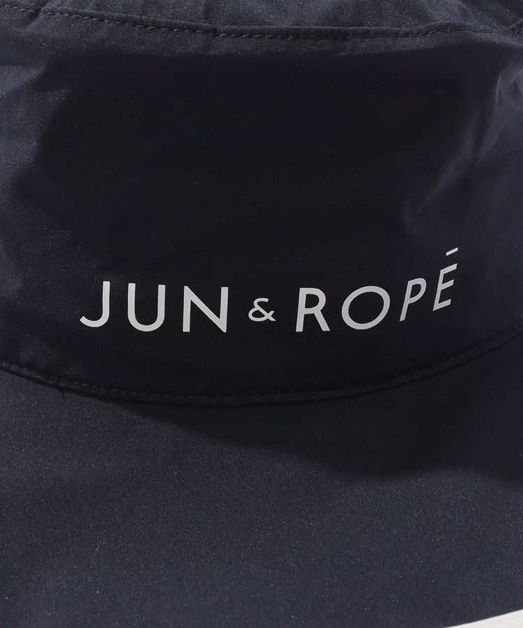 ジュン＆ロぺ JR ロゴプリント撥水レインハット レディース