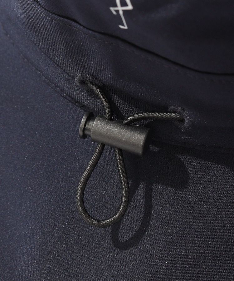 未使用♡ジュンロペ♡ゴルフハット♡冬 ジュン＆ロぺ JR ロゴプリント撥水レインハット レディース